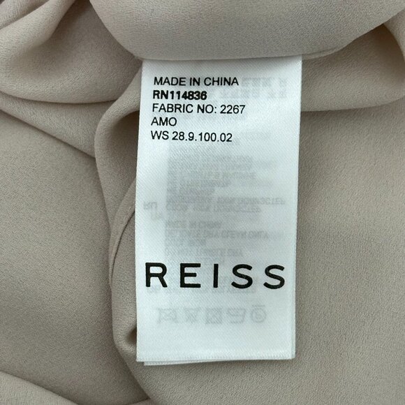 Reiss Strapless Chiffon Maxi Dress - Picture 8 of 10